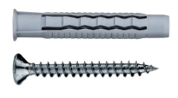 GB TASSELLO NYLON GL (T.SX) 6X30 C/VITE confezione da PEZZI 100