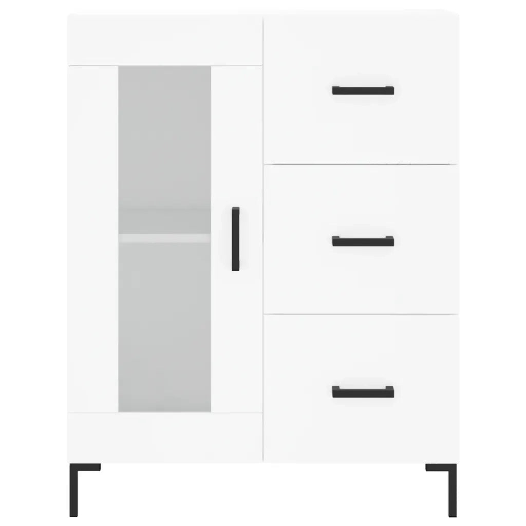 Credenza Bianca 69,5x34x90 cm in Legno Multistrato 828044