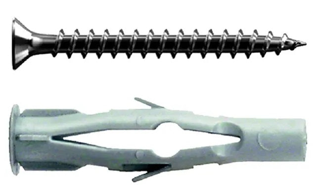 GB TASSELLO NYLON GBU (T.FU) 8X50 C/VITE confezione da PEZZI 50