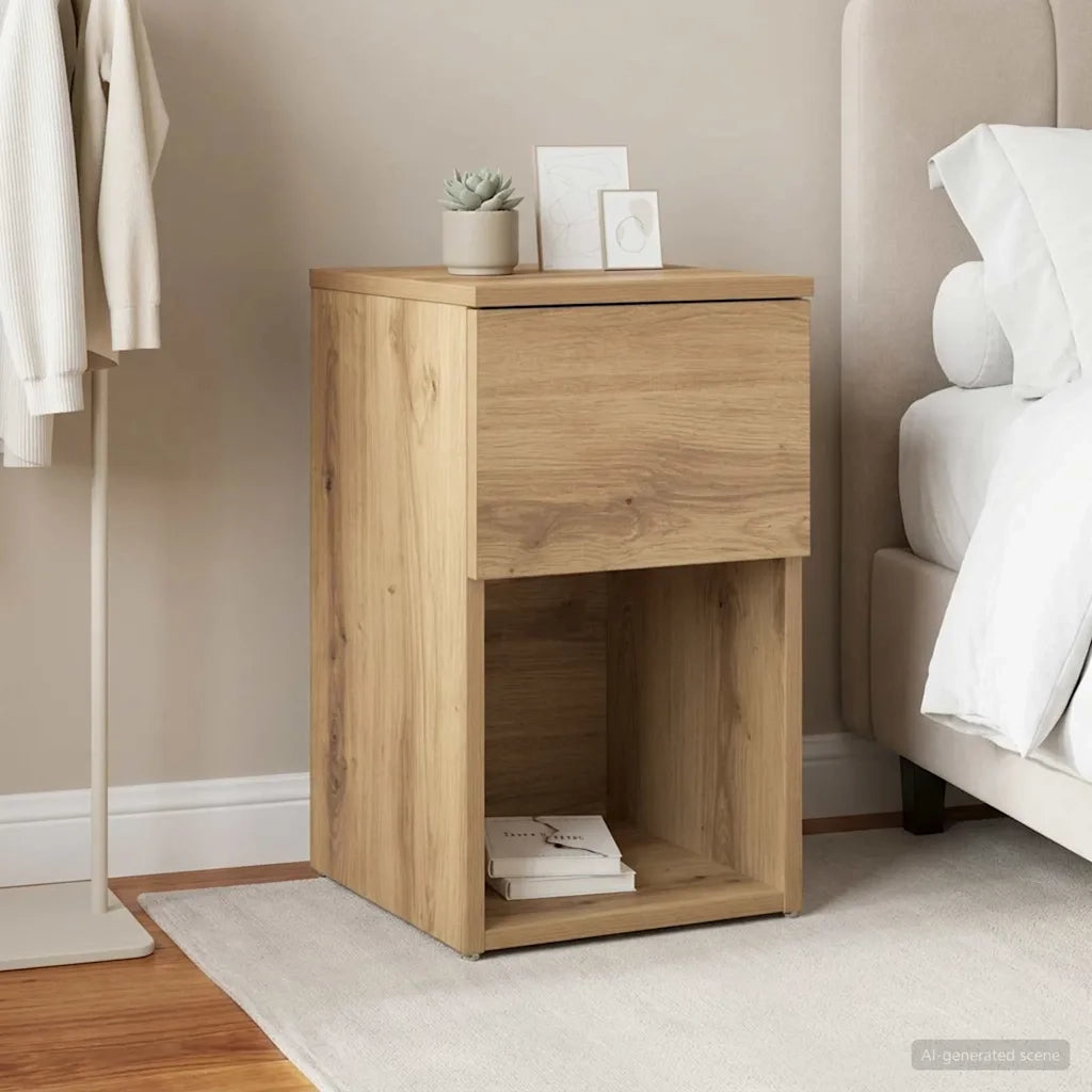 Armadietto per letto Rovere Artigianale 29 x 31,5 x 49 cm 8001111