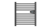 Scaldasalviette elettrico senza fluido 300W H.62xL54cm Bestherm HESTIA nero