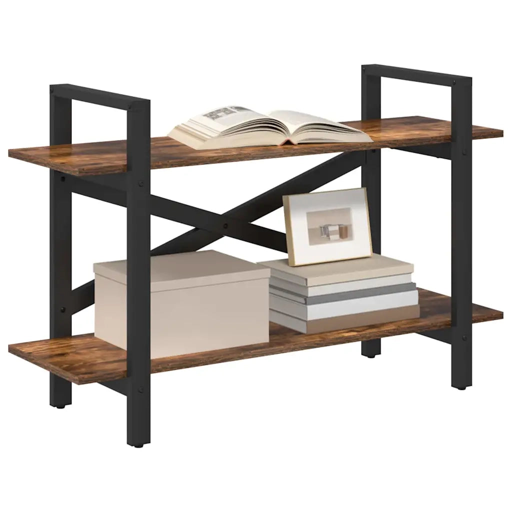 Libreria 2 livelli 100 x 33,5 x 64 cm Legno ingegnerizzato 883954