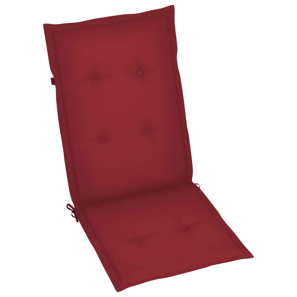 Sedie da Giardino Pieghevoli con Cuscini 8 pz Massello Acacia 3075063