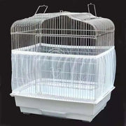 Casa per uccelli con fascia elastica regolabile - Protezione da insetti - Mesh leggero - Protezione da polvere - Ambiente di riposo comodo - Bianco