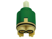 Cartuccia diam. 40 a dischi in ceramica per vasca, lavabo, bidet