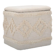 Puff Contenitore Quadrato cm 40X40X40 - DAMASCO