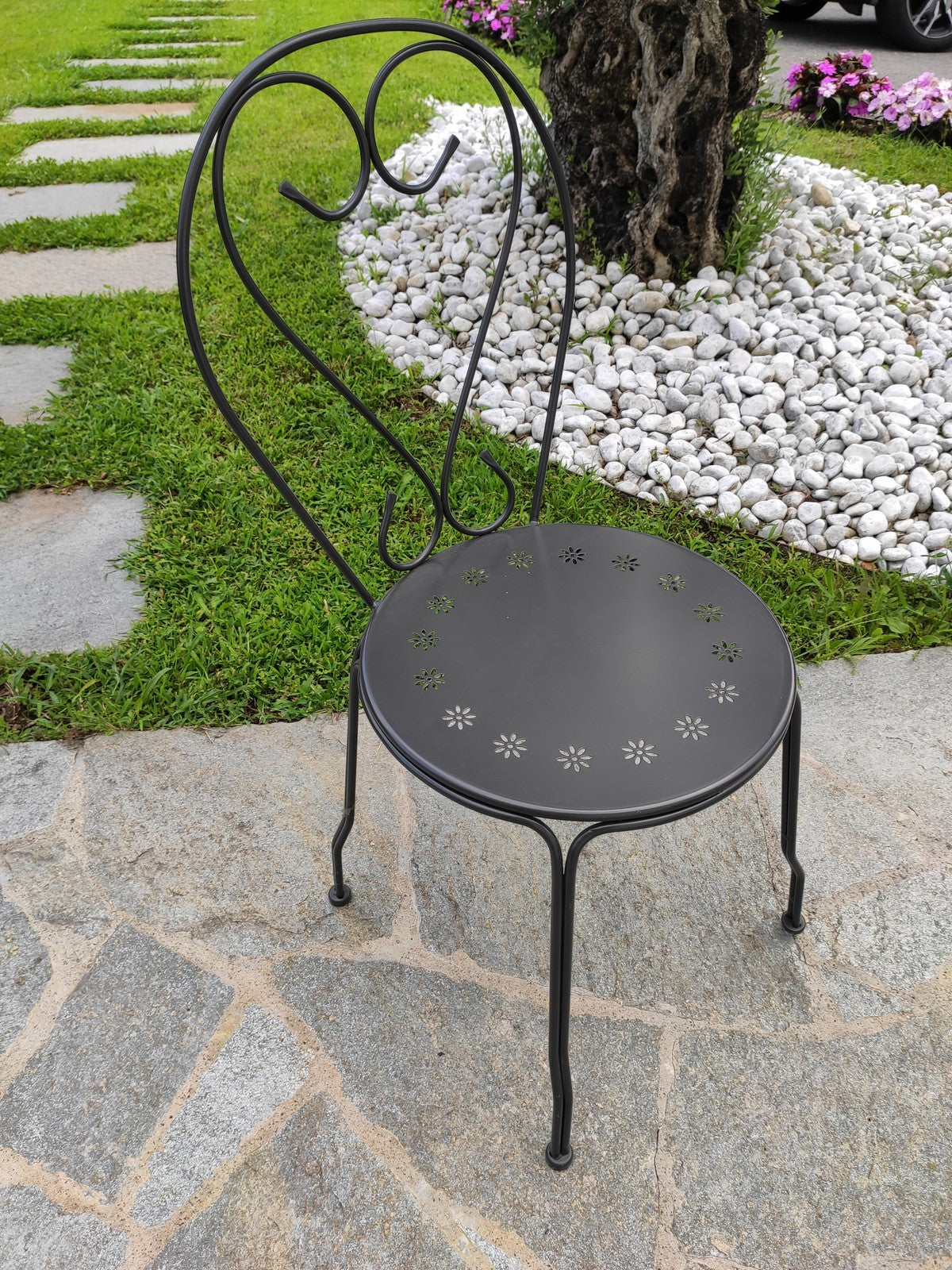 sedia nero opaco 015797 sorrento cod:ferx.55648