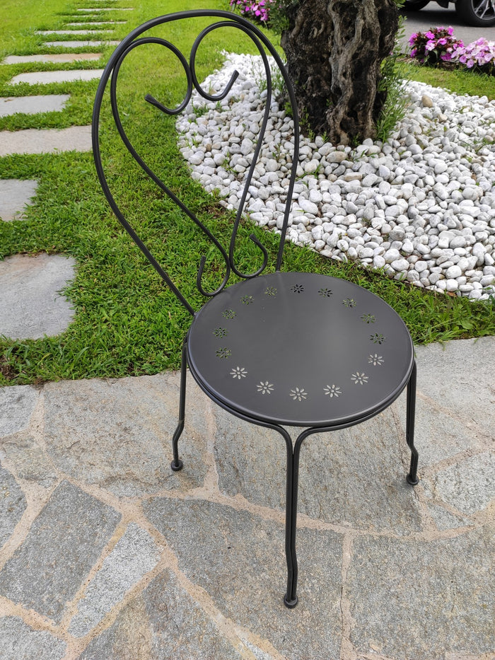 sedia nero opaco 015797 sorrento cod:ferx.55648