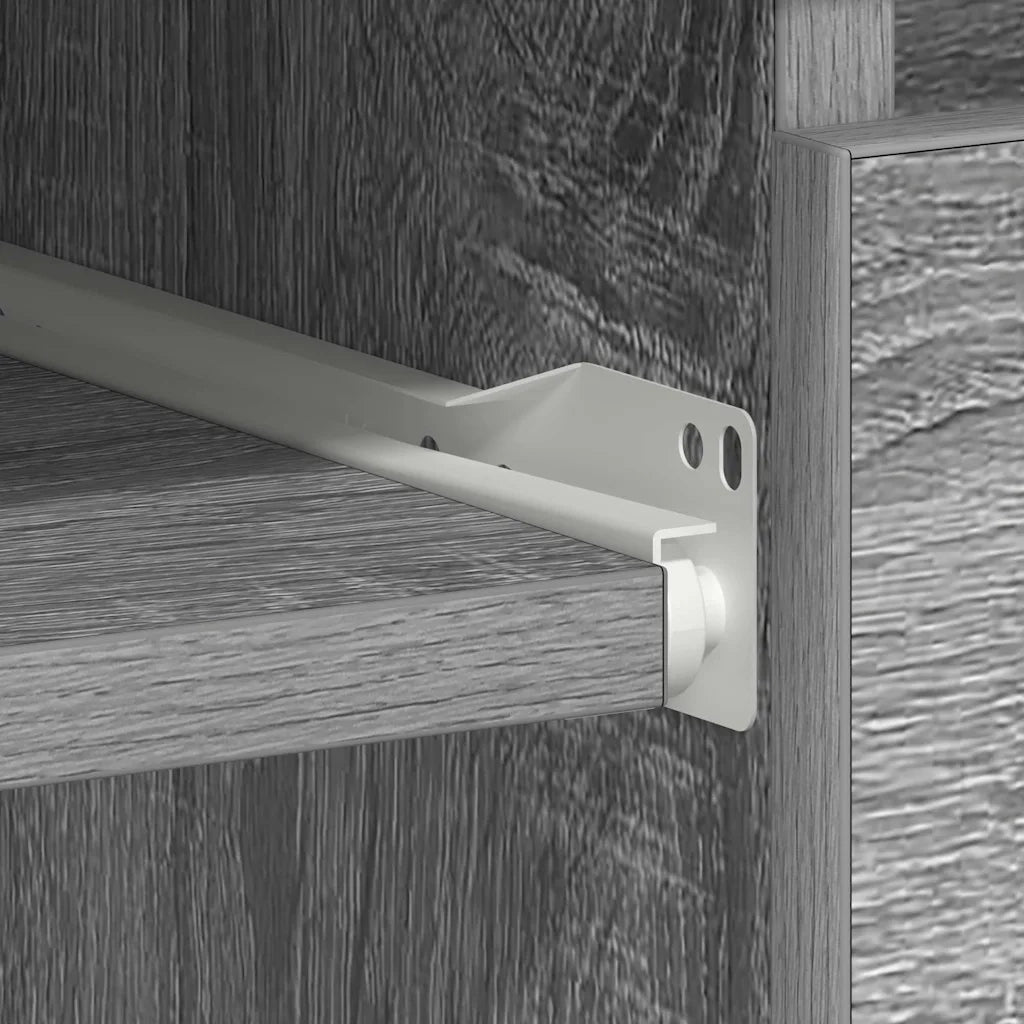 Scrivania Grigio Sonoma 90x45x76 cm in Legno Multistrato 815508