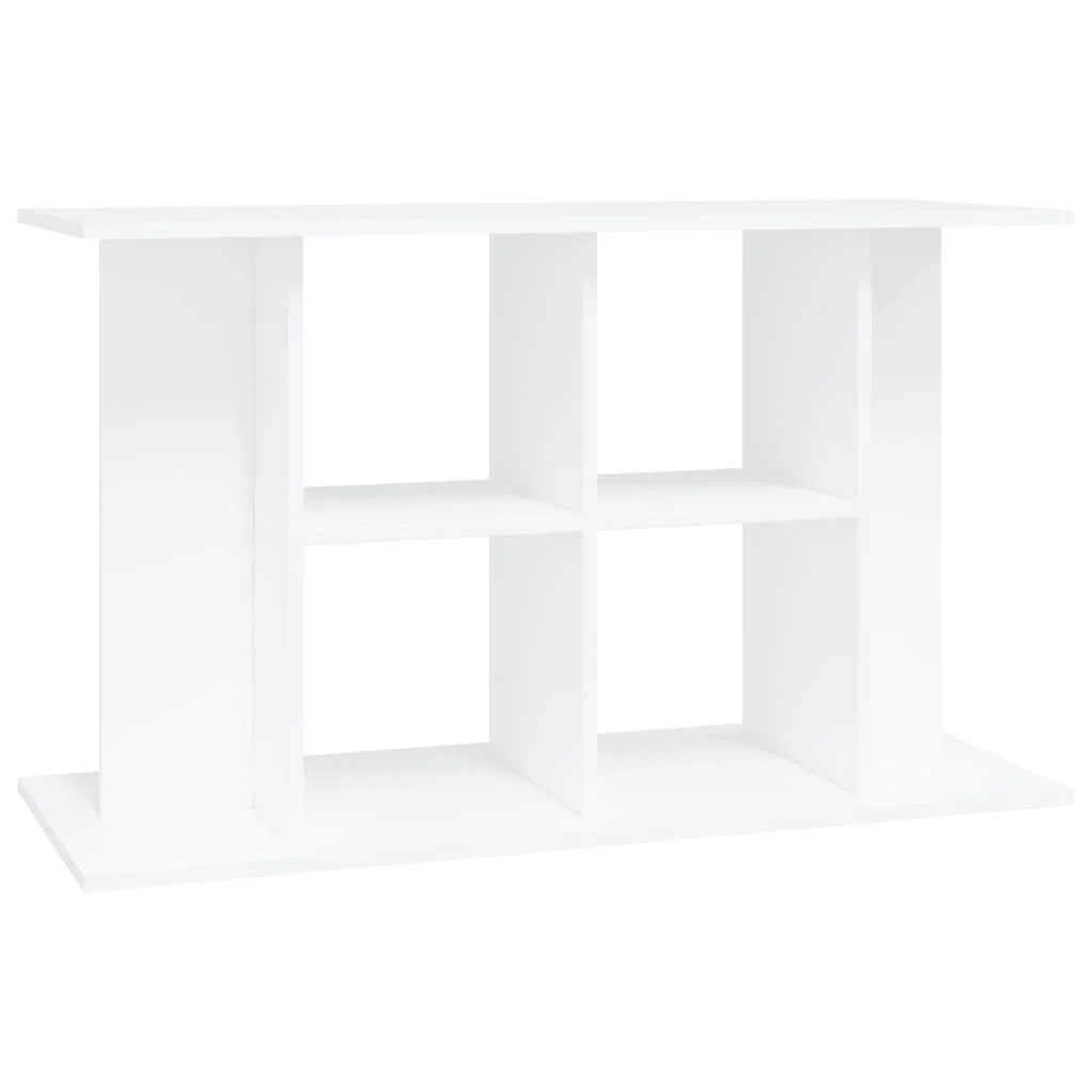 Base per mobiletto acquario 100 x 40 x 60 cm legno ingegnerizzato bianco 02_0045035