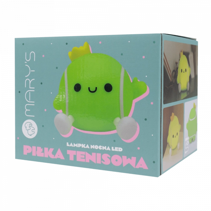 Lampada notte bimbi LED wireless palla tennis Mary's