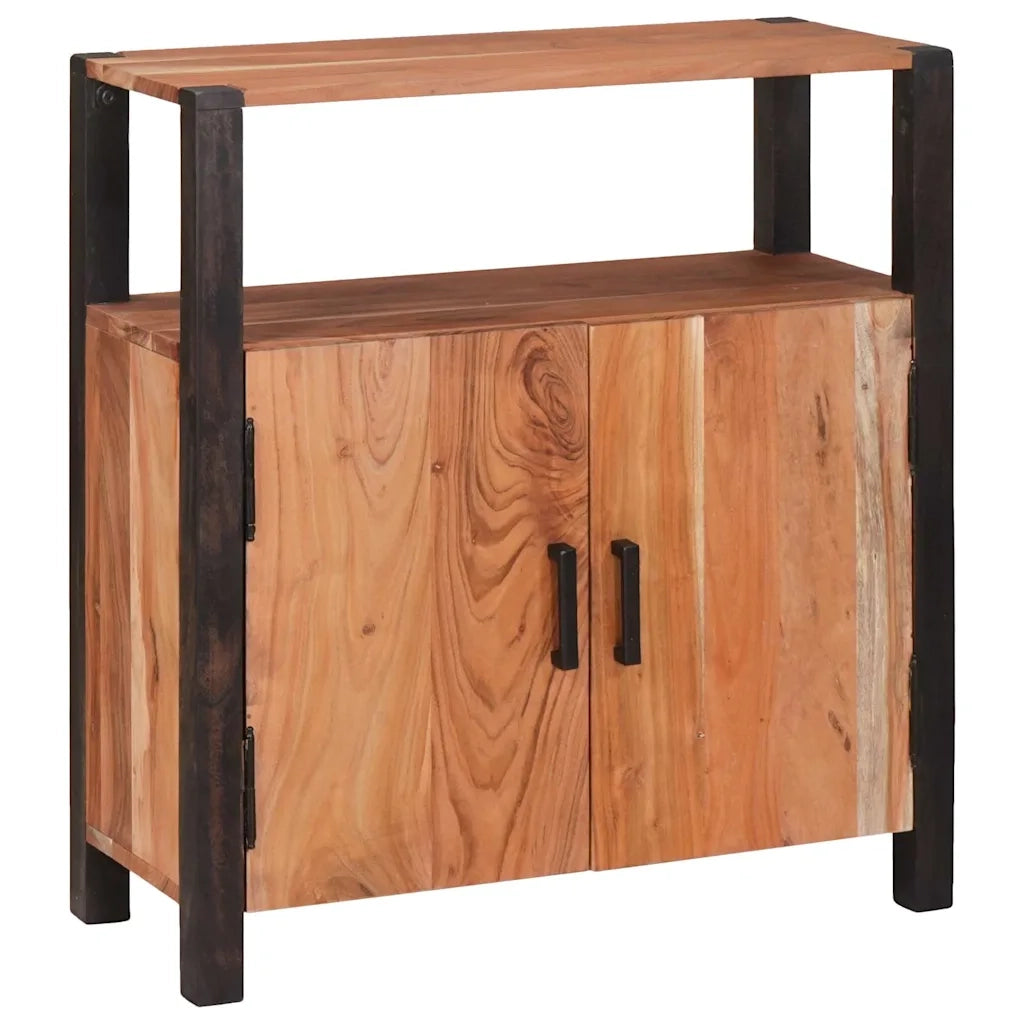 Credenza Marrone 70 x 30 x 75 cm Legno di Acacia Massello 4104005