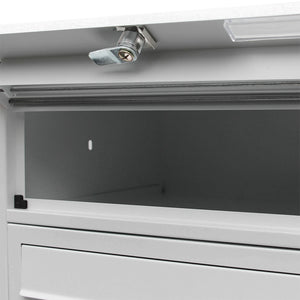 Cassetta postale condominiale autoportante 12 posti, grigio, 2 moduli con supporto a terra