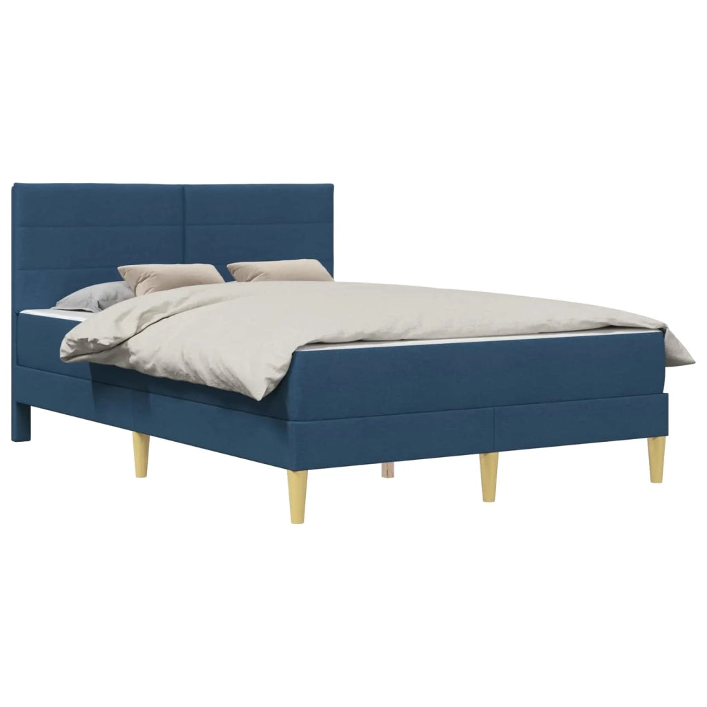 Struttura del letto Blu 160 x 200 cm Poliestere 3414968