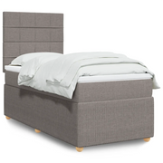 Giroletto a Molle con Materasso Tortora 80x200 cm inTessuto 3294187
