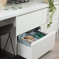 PATTUMIERA CURVER READY GRIGIO / ANTRACITE LT. 30 CON FERMA BUSTA