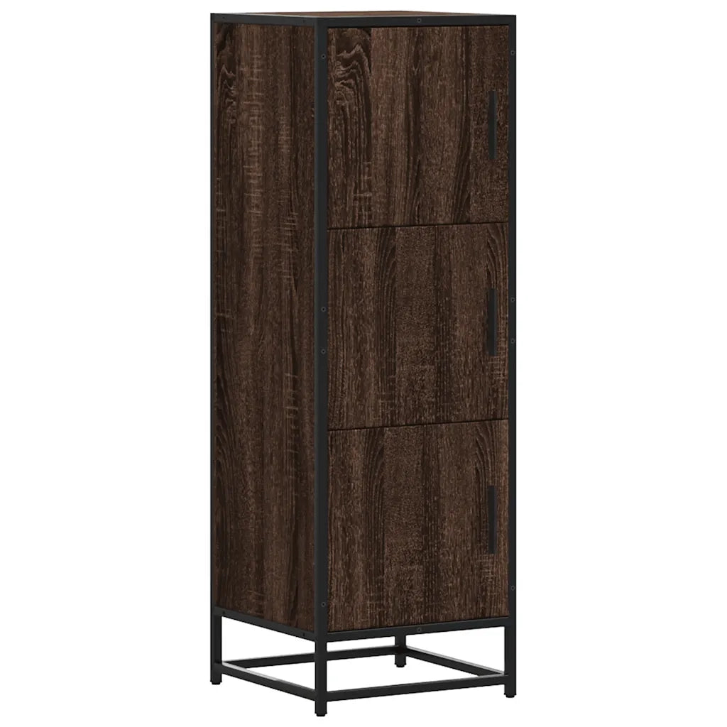 Credenza Rovere Marrone Legno Multistrato Metallo 849068
