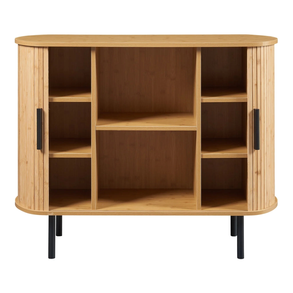 Cassettiera buffet mobile contenitore per soggiorno ingresso camera da letto 100 x 40 x 80 cm MDF beige 03_0009044