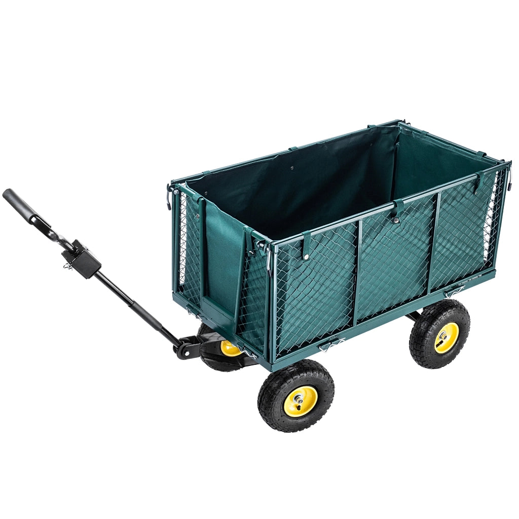 Carrello da giardino KADAX, carriola da trasporto, rimorchio, 450 kg, 200 L, XXL, grande, robusto