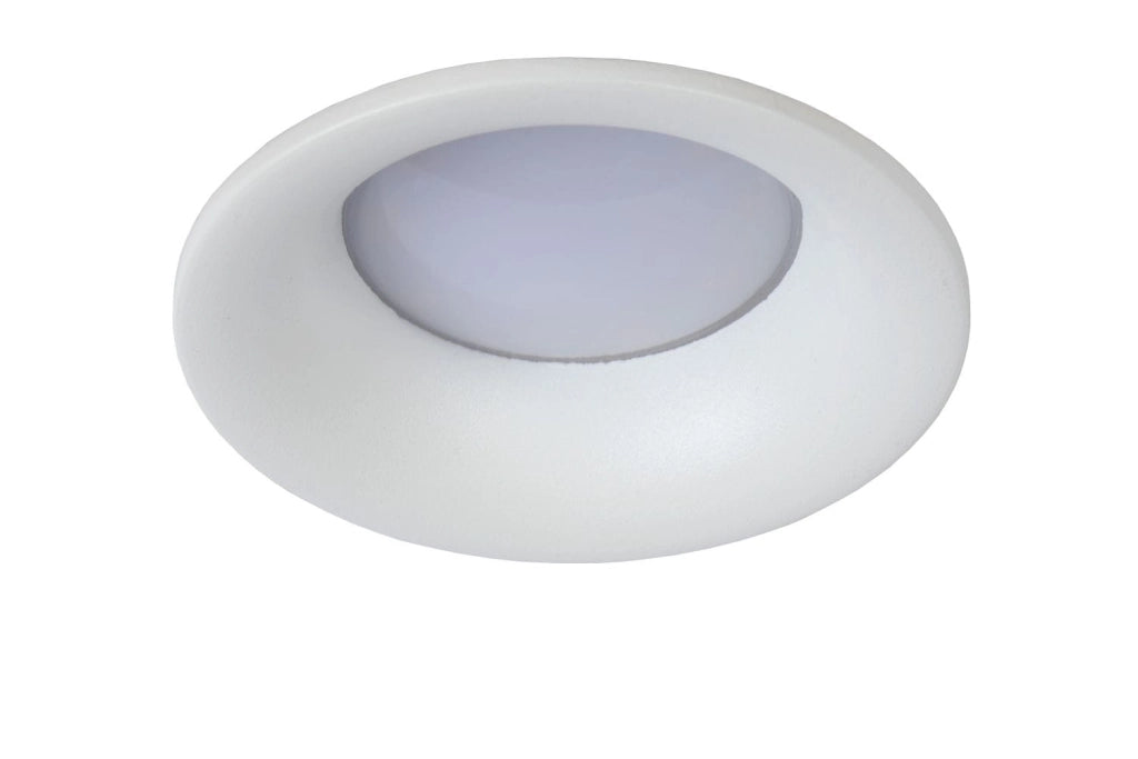Faretto incasso Lucide Ziva bianco alluminio GU10 5W