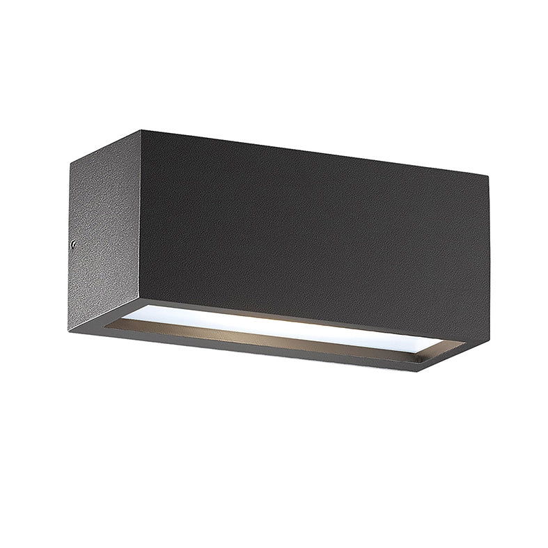 GUAVA Applique LED Biemissione 12W 120°-120° Antracite IP65 3000K - Illuminazione Parete per Esterni Rossini Group