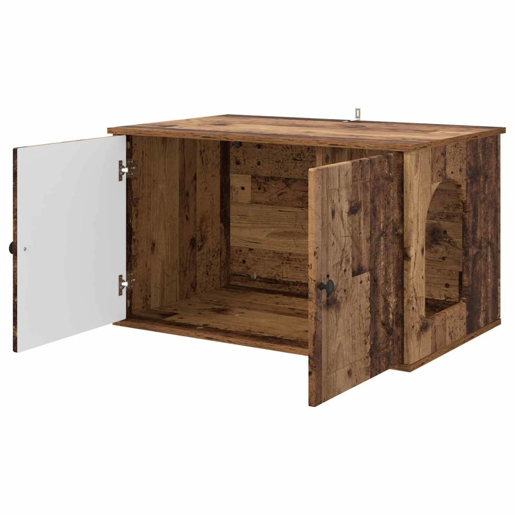 Casa per Gatti Legno vecchio 85 x 55 x 50 cm Legno multistrato 8000732