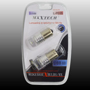 Trade Shop - Lampadine Di Retromarcia Ba15s 12v / 3led Lampadine Ultra Luminose Maxtech L-p035 -