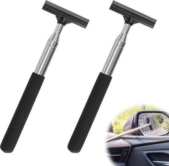 Soffiante laterale esterno retrattile professionale per auto - Aspiratore 2 pezzi retrattile da 21 cm a 98 cm.