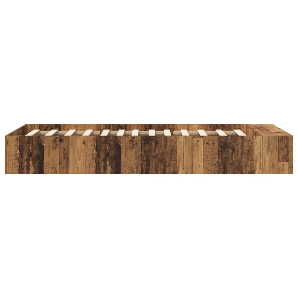 Telaio del letto con storage Legno antico 80 x 200 cm 3429560