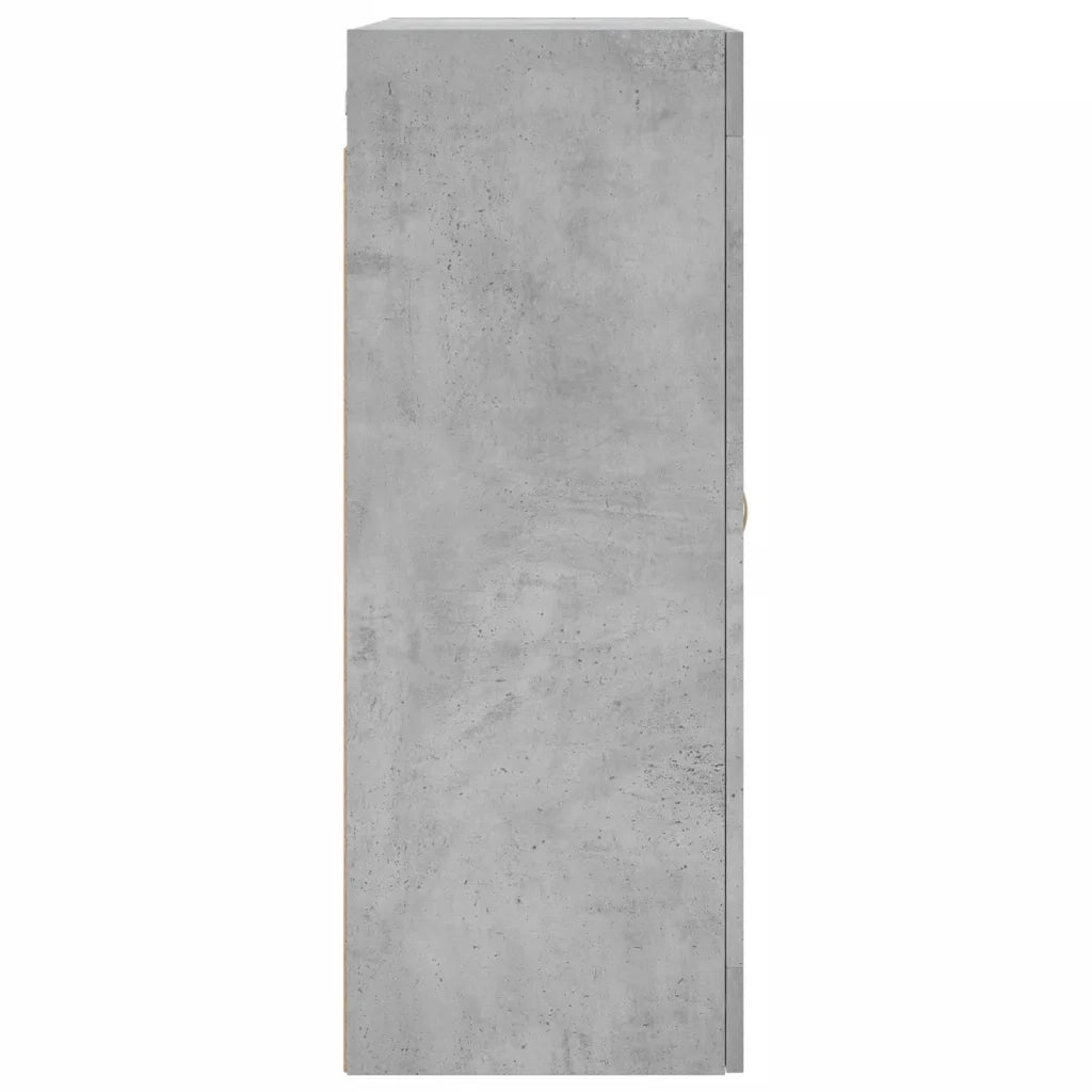 Armadietti a Parete 2 pz Grigio Cemento in Legno Multistrato CFW9461751