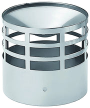 TERMINALE DI SCARICO PER TUBI IN ACCIAIO INOX Ø cm. 8