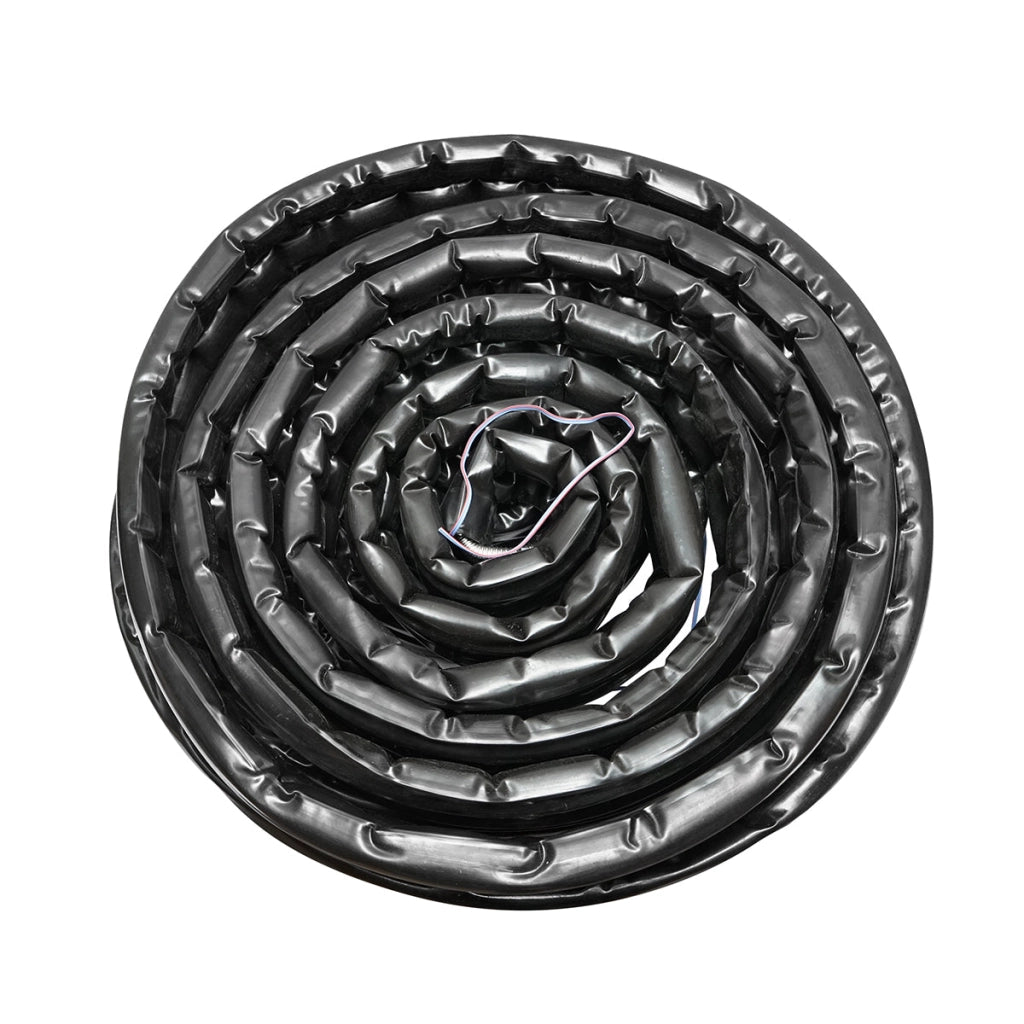 Tubo doppio in acciaio inox DN16-3/4 corrugato, flessibile, isolato, da 20 m con cavo per sonda di temperatura per impianti solari residenziali