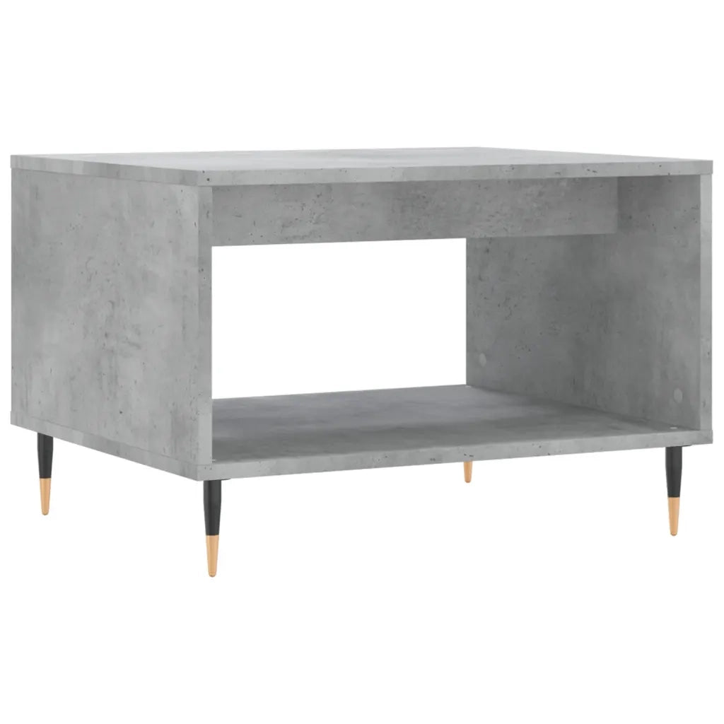 Tavolino da salotto | Tavolino da caff¨¨ | Tavolino da Soggiorno Grigio Cemento 60x50x40cm Legno Multistrato