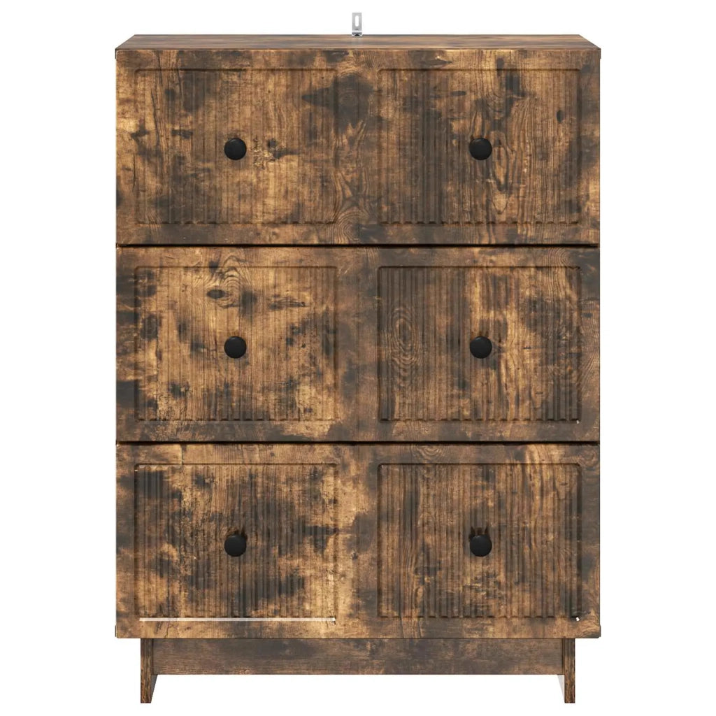 Mobile con Cassetti Rovere Fumo 66 x 34,5 x 90 cm