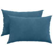 Cuscini da Divano 2 pz | Cuscini per sedie Blu 60 x 40 cm Tessuto in Cords