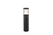 Paletto da giardino LED nero alluminio IP54 50 cm TAGUS