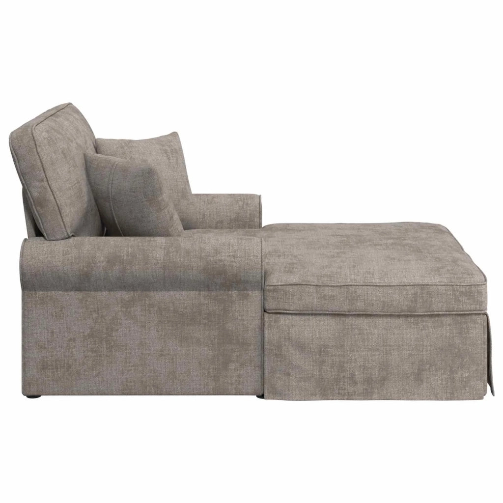 Chaise Longe con Gonna con cuscino Sabbia 157 x 91 x 91 cm ARES