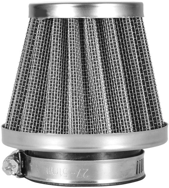 Filtro d'aria in alluminio per motocicletta Dirt Pit - 42mm - Adatto per motocicletta 150cc GY6 - Ideale per kart