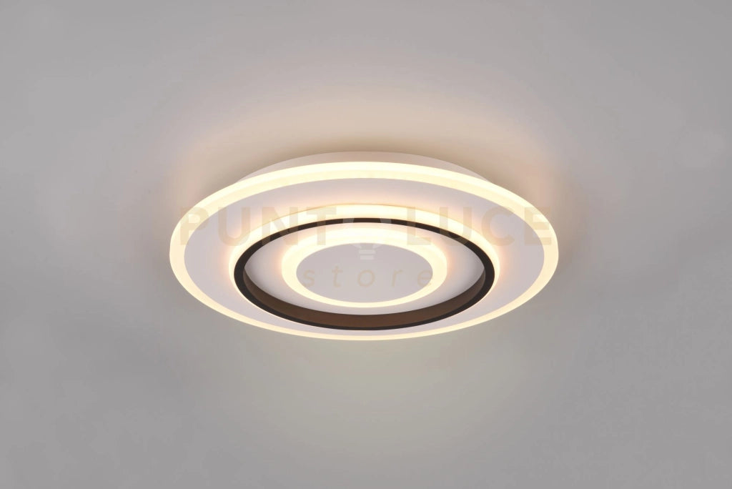 JORA PLAFONIERA LED  46W 5400lm, 2700 - 6000K ROTONDA CON TELECOMANDO MULTIFUNZIONE D. 41CM DIMMERABILE
