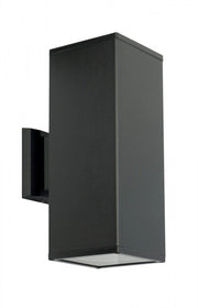 Applique esterna 30x12cm 2xE27 nera IP54 SU-MA Adela 8001BL