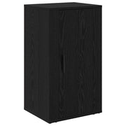 Credenza | Madia | Buffet da pranzo | Armadio da pranzo Rovere Nero 40 x 33 x 70 cm Legno multistrato
