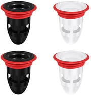 Filtro capelli neutro per doccia - Drenaggio doccia - Copertura drenaggio doccia - Drenaggio doccia in silicone - Viti di drenaggio a 360°