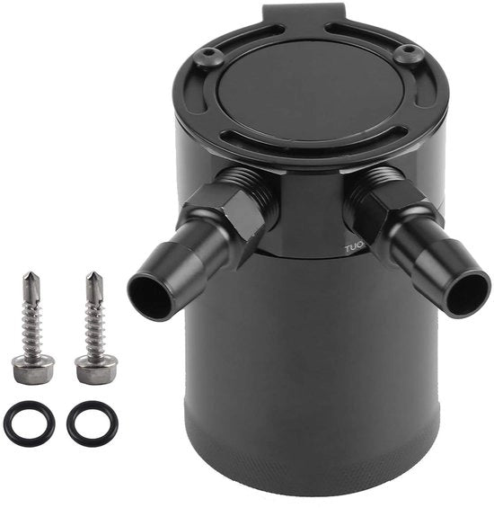 Can di raccolta olio Plus per una separazione efficiente dell'olio durante gli aggiornamenti di accessori per auto.