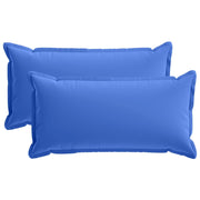 Federa 2 pcs HOUTEN Blu Reale 40 x 80 cm Poliestere 918283
