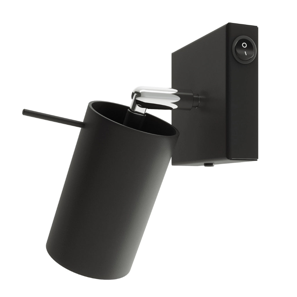 Applique lettura orientabile switch nera TORQUE GU10 PureLume