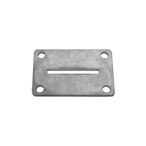 PIASTRA DI FISSAGGIO PARETE SALDARE AVVITARE 110X70X5 MM UNIVERSALE PER CANCELLO