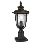 Lampada esterno piedistallo marrone E27 60W Luverne Kichler