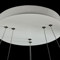 Lampada pendente Modern in Metallo Nola Bianco