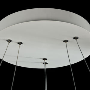 Lampada pendente Modern in Metallo Nola Bianco