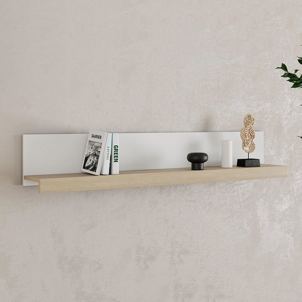 Ollol, Mensola un Ripiano, 150x22x24h cm Bianco